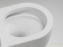 унитаз подвесной ceramica nova modena cn6063 безободковый, с сиденьем микролифт, белый глянцевый