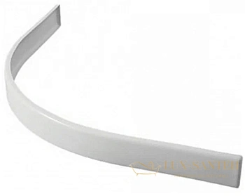 экран для поддона из искусственного мрамора cezares tray-as-r-100-100-scr, белый