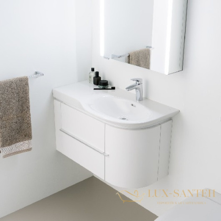 тумба под раковину laufen palace new 4.0150.2.075.463.1 841х384 мм, белый