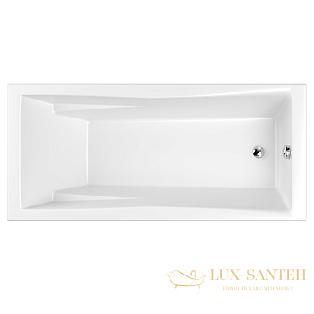 ванна whitecross palace 170x75 акрил, 0104.170075.100, белый