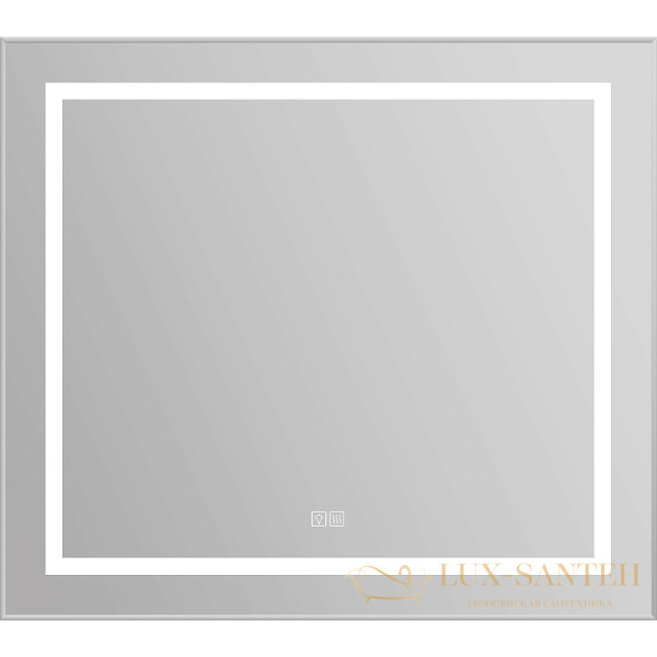 зеркало belbagno kraft spc-kraft-885-785-tch-warm 88.5 см с подсветкой, с подогревом, с сенсорным выключателем, сатин