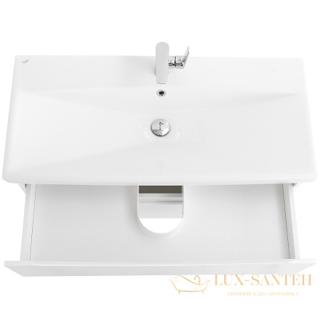 тумба под раковину belbagno marino-cer marino-cer-1000-2c-so-bo-p 100 см подвесная, bianco opaco