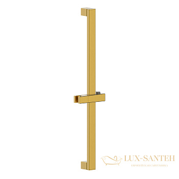 душевая штанга 60,5 см wasserkraft a323, золотой матовый