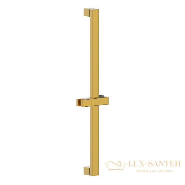 душевая штанга 60,5 см wasserkraft a323, золотой матовый