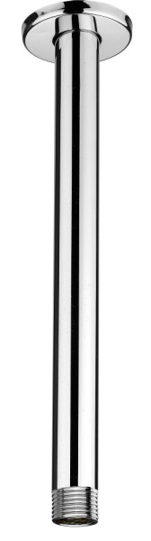 кронштейн потолочный aqg tuve 12tuv0120 для верхнего душа длиной 20 см, хром