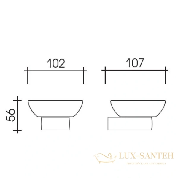 мыльница schein elite 7057003, хром