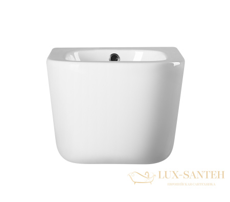 биде подвесное charus kelston bd700-142w, с 1 отверстием под смеситель, белый глянцевый