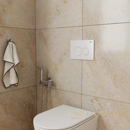 клавиша смыва d&k bayern db1529016 (арт.инсталл di8050127), белый