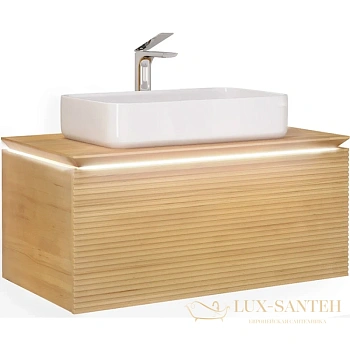 тумба jorno karat kar.01.100/p/bul 100 см, бук светлый