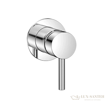 смеситель для душа встраиваемый aquame aqm8804cr,  со встроенной частью, хром