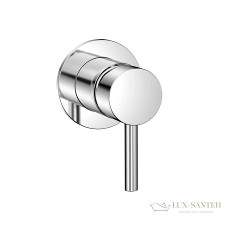 смеситель для душа встраиваемый aquame aqm8804cr,  со встроенной частью, хром