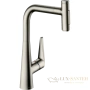 смеситель для кухни hansgrohe talis select m51 73867800 сталь