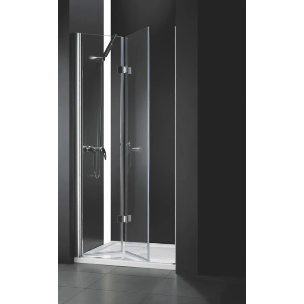 душевая дверь cezares elena-bs-12 elena-w-bs-12-100-c-cr складная 100 см, стекло прозрачное