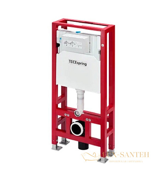 инсталляция для подвесного унитаза tece, tecespring profil, 9500393, отдельностоящая с двойной рамой