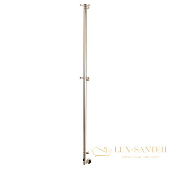 полотенцесушитель электрический margaroli arcobaleno 616 616xbbn-1650, высота 165 см, ширина 7.4 см, никель шлифованный