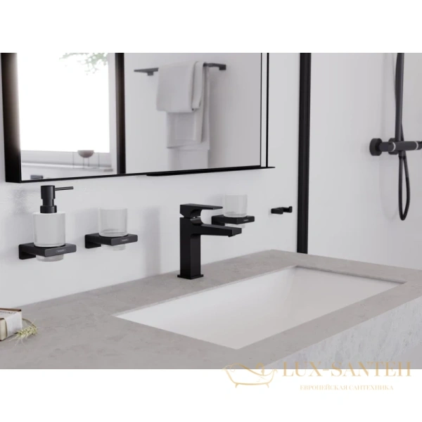 стакан hansgrohe addstoris 41749670 черный матовый