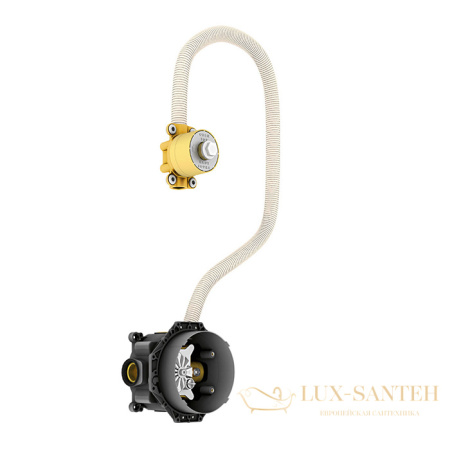 axor or скрытая часть электронного настенного смесителя для раковины, 16180180, настенный монтаж