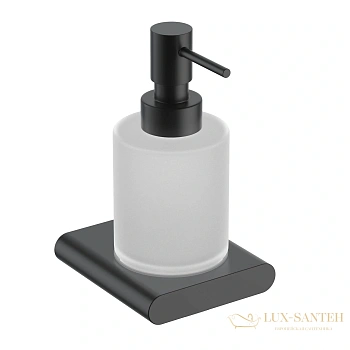 дозатор timo luiro 18438/03, черный матовый