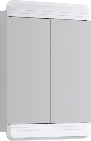 зеркало-шкаф aqwella корсика-60, kor.04.06, цвет белый