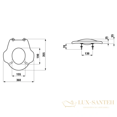 сидение laufen florakids 8.9103.2.071.000.1 для унитаза, зеленый
