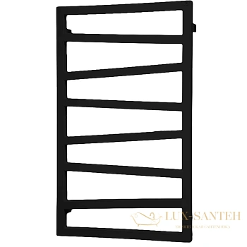 полотенцесушитель электрический (масляный) terma zigzag 835/500 черный матовый