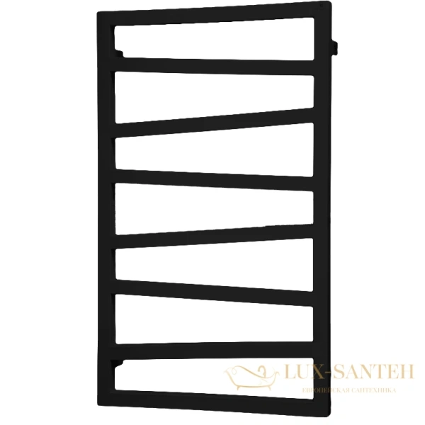 полотенцесушитель электрический (масляный) terma zigzag 835/500 черный матовый