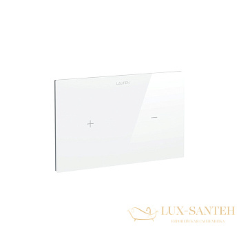 клавиша смыва, laufen installation system lis, 8.9566.4.000.000.1, 25x1.5x16см., aw4 двойной смыв, бесконтактная, цвет: белый глянцевый