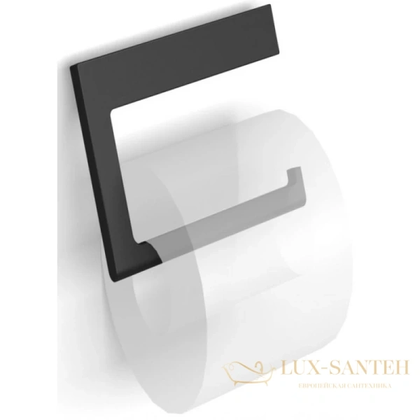 бумагодержатель langberger vico 38043a-bp, черный матовый