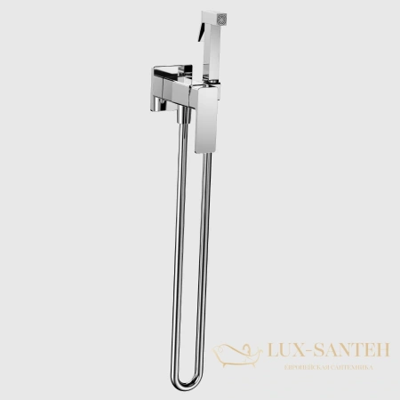 гигиенический набор со встроенным смесителем aquame savona aqm6817cr, хром