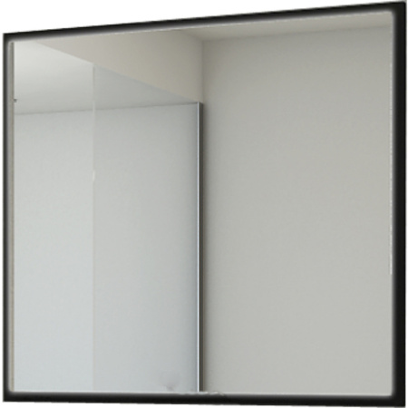 зеркало cezares tiffany 45047 98 см с подсветкой и с системой антизапотевания, nero grafite