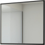 зеркало cezares tiffany 45044 73 см с подсветкой и с системой антизапотевания, nero grafite