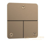 переключатель потоков hansgrohe showerselect comfort q 15587140, на 3 выхода, брноза шлифованная