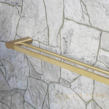 полотенцедержатель wasserkraft aisch k-5940 64 см, золотой матовый