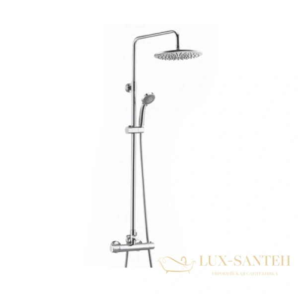 термостатическая душевая система wasserkraft thermo a13302, хром