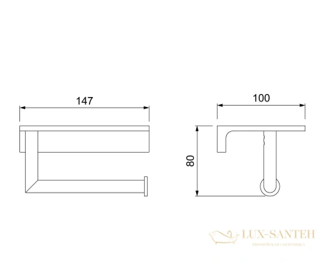бумагодержатель с полкой для телефона timo saona 13043/16, белый матовый