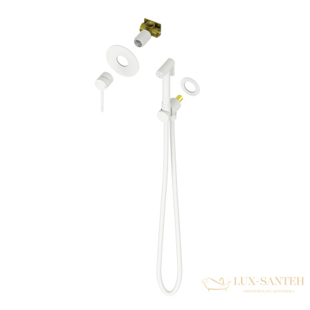 гигиенический комплект timo saona 389/16sm, белый матовый