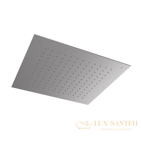 верхний душ встраиваемый 500х500 мм, almar square temptation, e044024.ms, нержавеющая сталь полированная