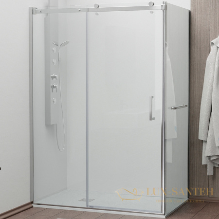 душевой уголок rgw tornado 020744188-11 to-44-1 180х80, профиль хром, стекло прозрачное