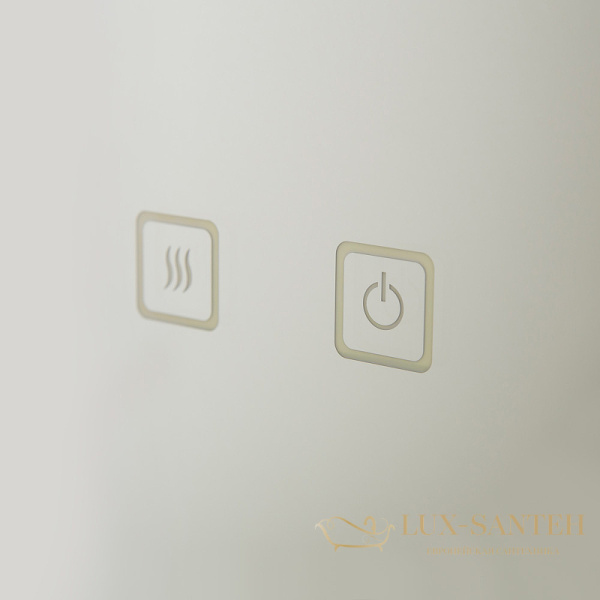 зеркало belbagno spc-grt-1000-800-led-tch-snd 100 см с подсветкой с голосовым управлением и подогревом, белый