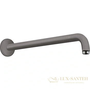 кронштейн для верхнего душа hansgrohe 27413340 шлифованный черный хром