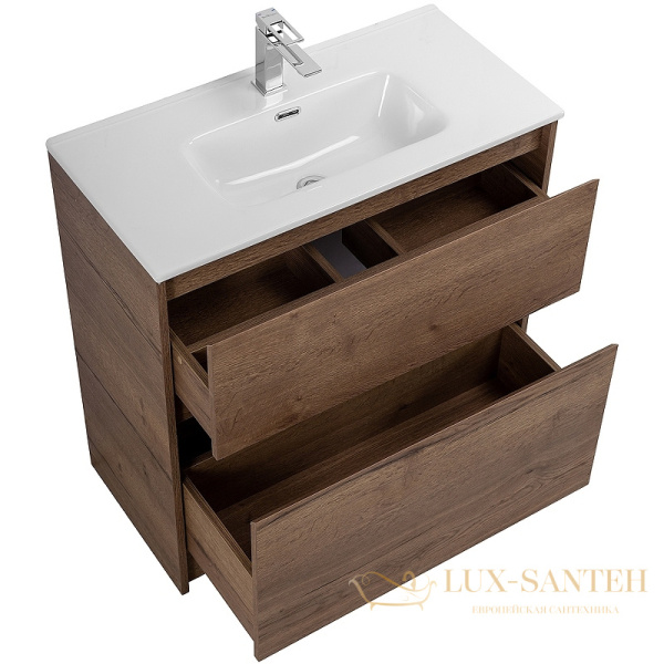 тумба под раковину belbagno kraft 39 kraft39-500/390-2c-pia-rt 50 см, rovere tabacco