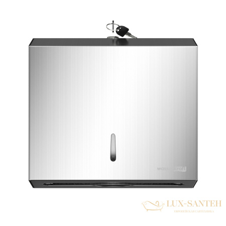 диспенсер для бумажных полотенец wasserkraft k-10091, никель матовый