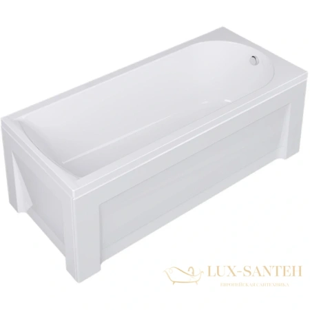 акриловая ванна timo mika mika1770 170x70 см, белый
