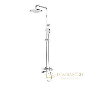 душевая система для ванны cezares relax-cvd-01, хром глянцевый глянцевый