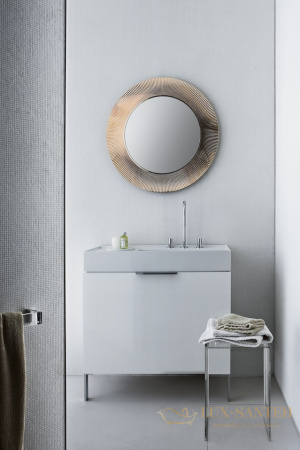 раковина laufen kartell by 8.1033.9.400.158.1 универсальная 90 см, белый глянцевый