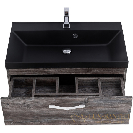 тумба под раковину belbagno aurora aurora-800-2c-so-pp 80 см подвесная, pino pasadena