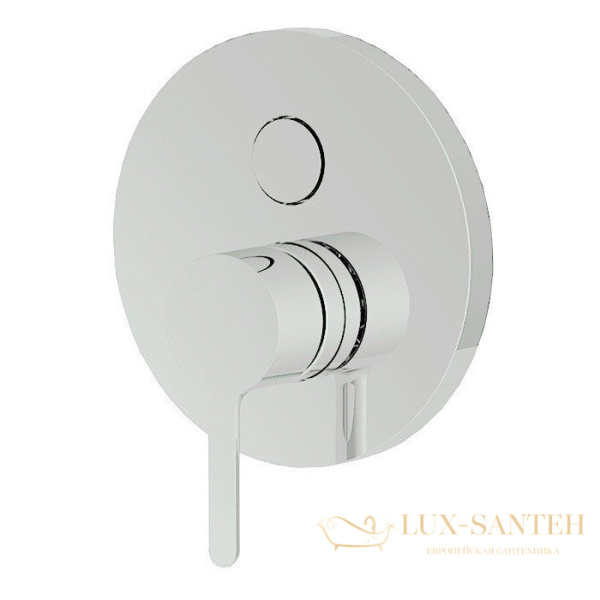 смеситель для душа встраиваемый fima carlo frattini snap f3119e2bs, на 2 выхода, белый матовый