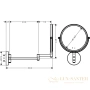 зеркало для бритья без подсветки hansgrohe logis universal 73561000