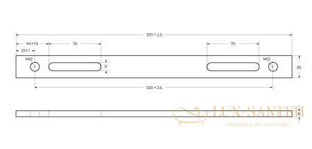 комплект кронштейнов для крепления ног belbagno bb20-sup