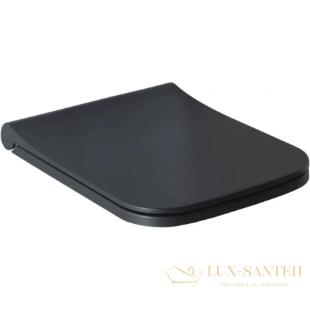 сиденье для унитаза allen brau infinity 4.21014.31 с микролифтом, черный матовый